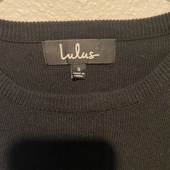 Lulus Elizabella Bell Sleeve Bodycon Sweater Dress - Picture 2 of 3